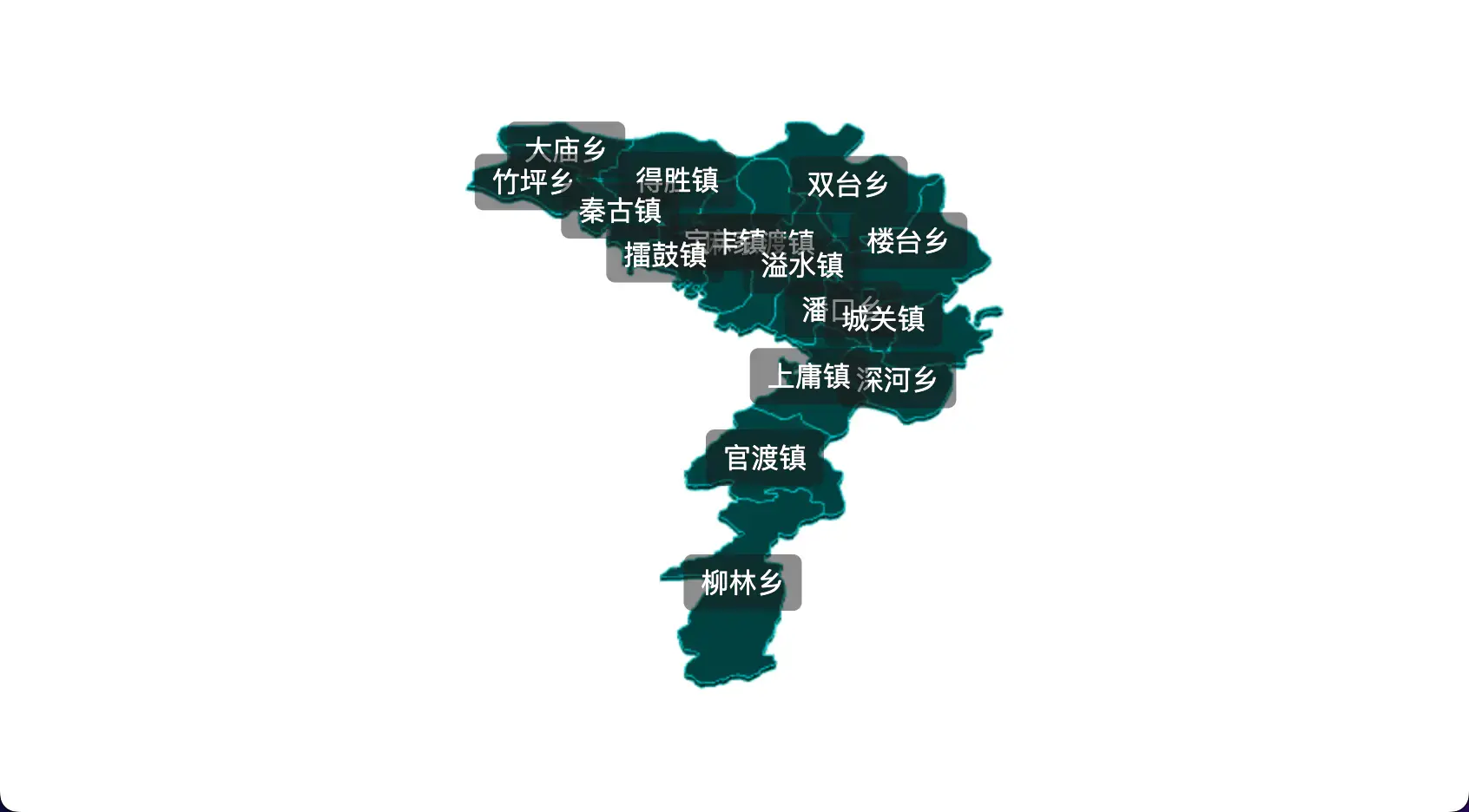 2 threejs 十堰市竹山县geoJson地图3d地图css2d标签